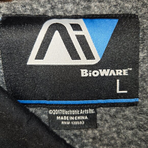 Mass Effect: Andromeda Logo ANGL Hoodie RARE - Women's L - Picture 11 of 14